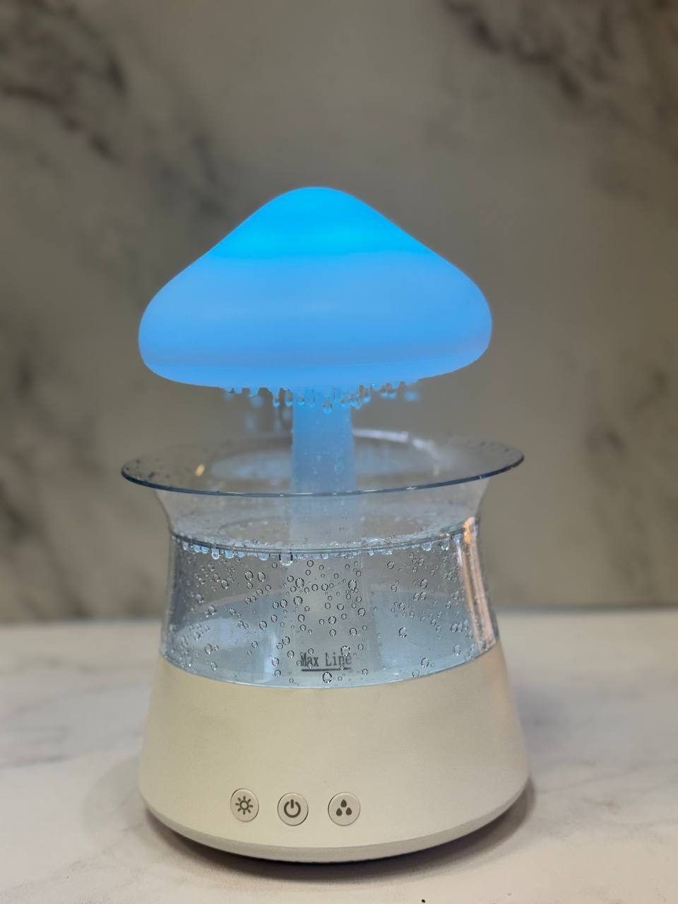  آبنما و بخور سرد، رطوبت ساز، شبیه ساز صدای باران مدل قارچ 