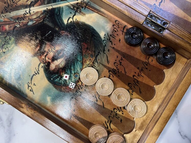 تخته نرد چوبی کوروش کبیر