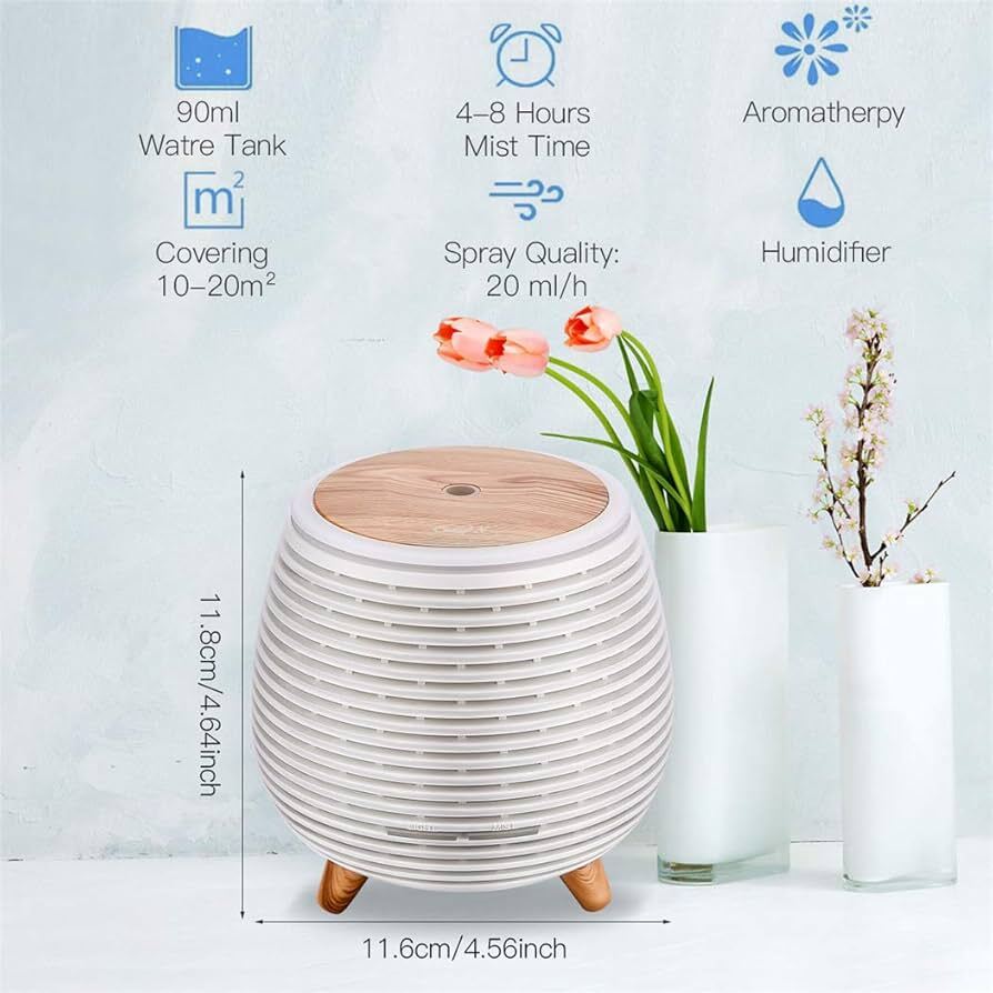  دستگاه بخور سرد و رطوبت ساز پایه چوبی سایز کوچک مدل kp-6049 