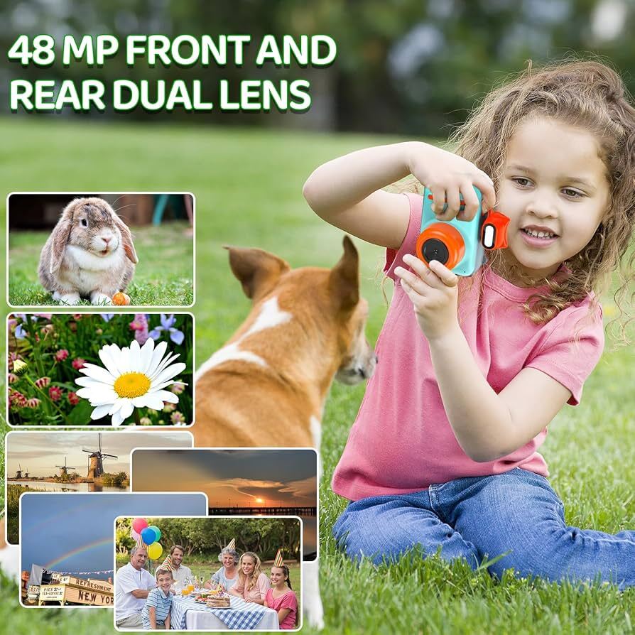  دوربین چاپ فوری کودکان مدل Kids Camera Instant Print M1 【دوربین چاپ فوری کودکان بدون جوهر】 دوربین فوری 