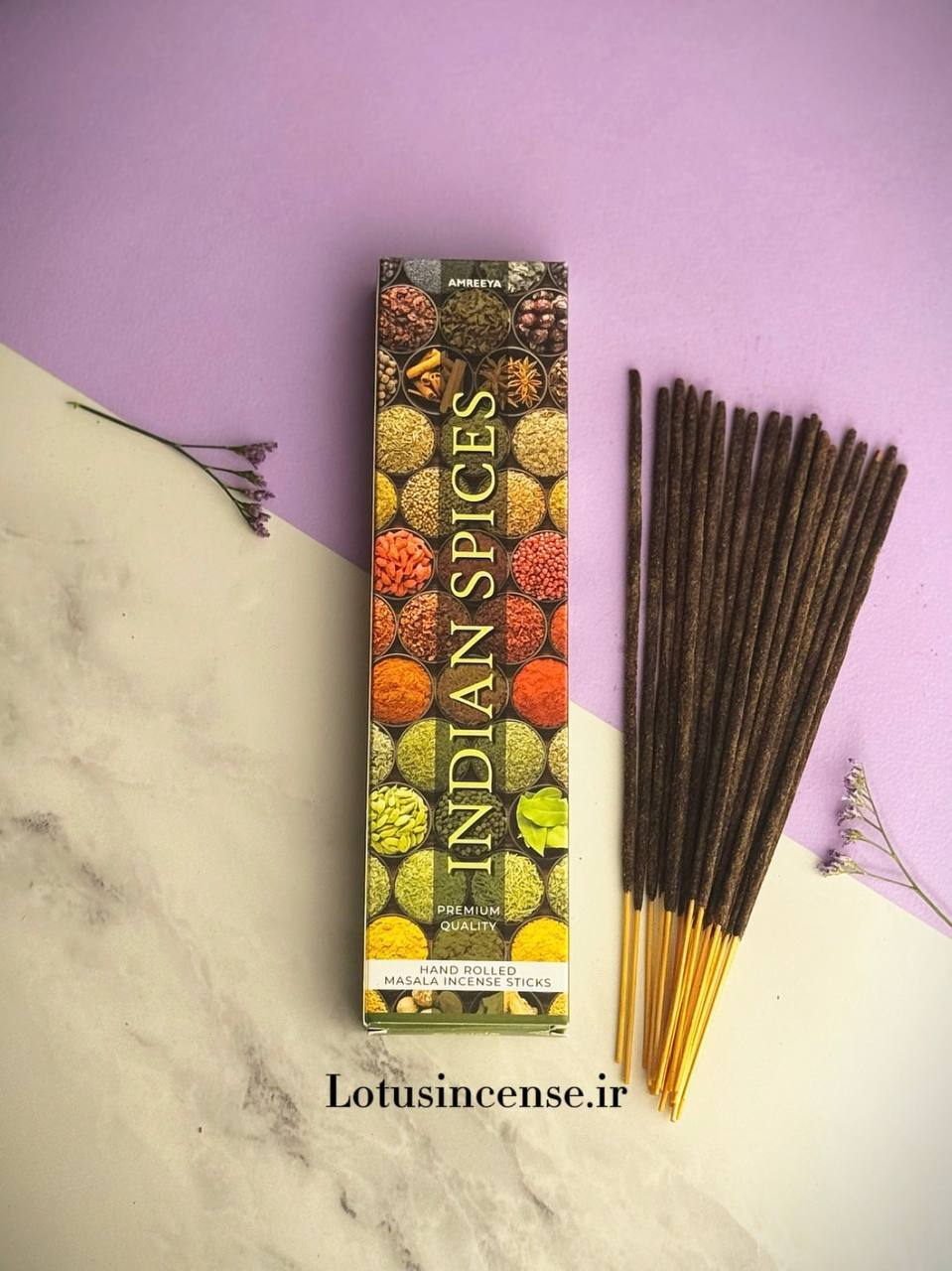  عود دست ساز آمریا مدل رایحه (ادویه هندی) indian spices 