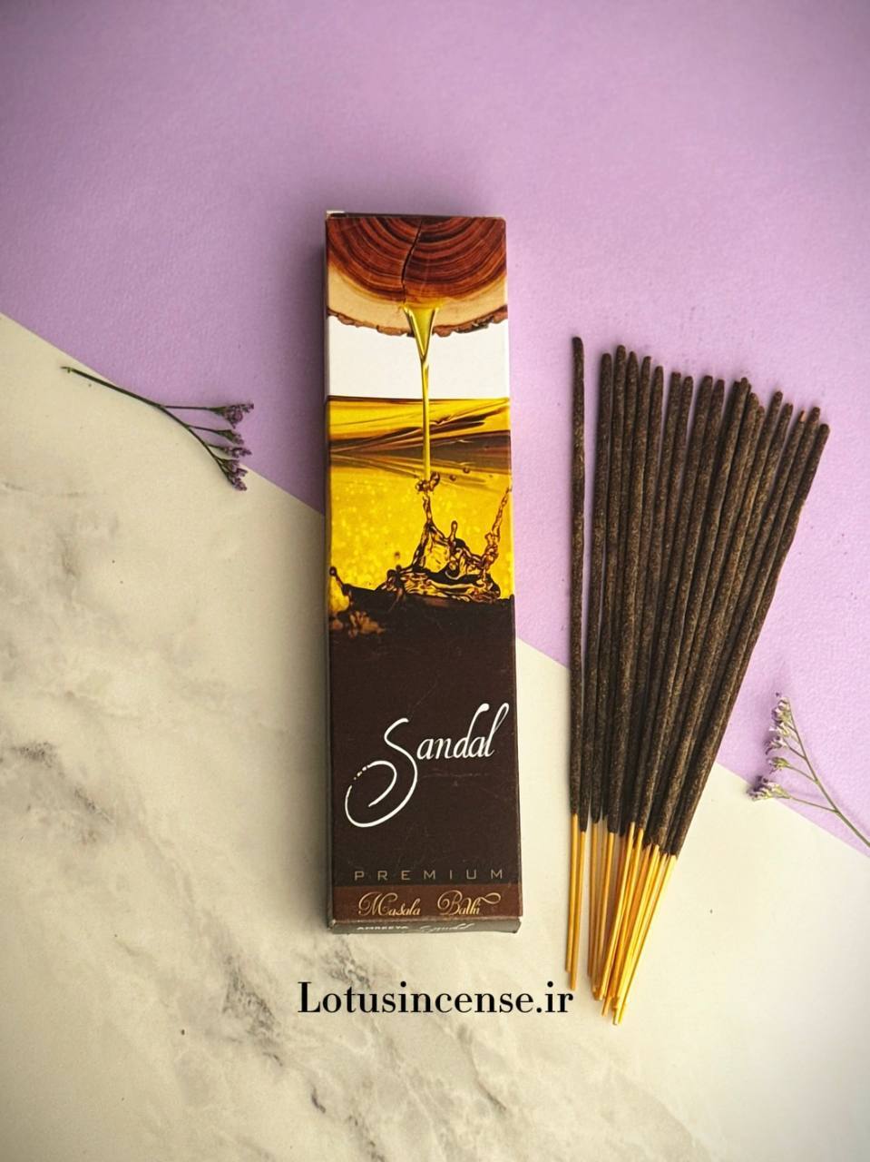  عود دست ساز آمریا Amreeya مدل دست ساز صندل Sandal (صندل عسل) 