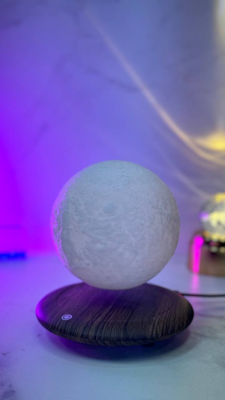 چراغ خواب مغناطیسی مدل کره ماه معلق