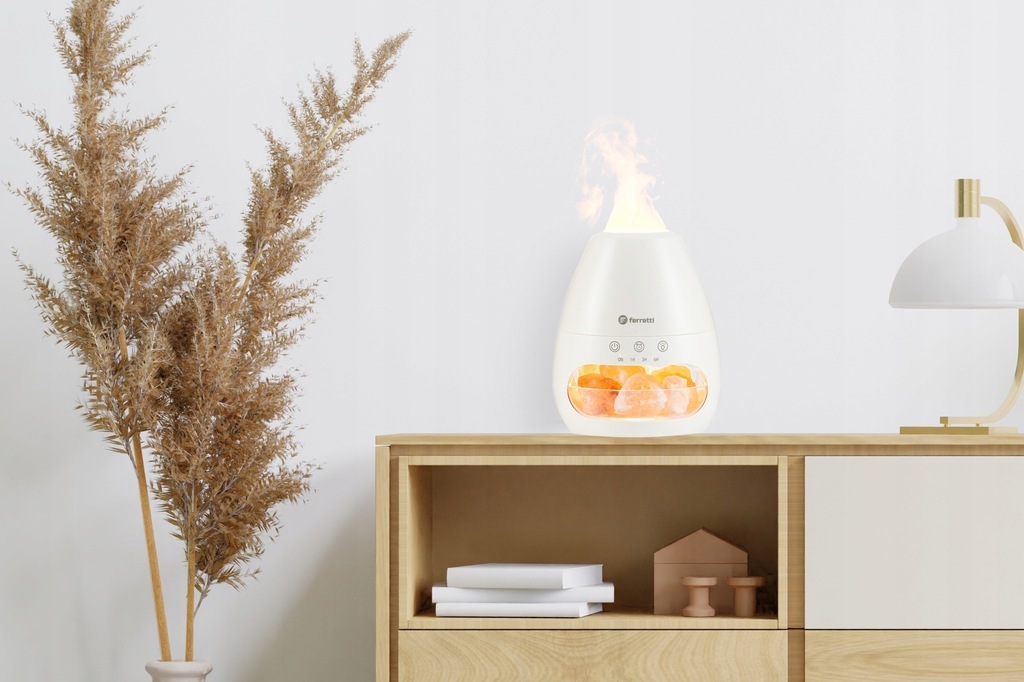  دستگاه بخورسرد و رطوبت ساز همراه با سنگ نمک و چراغ خواب 