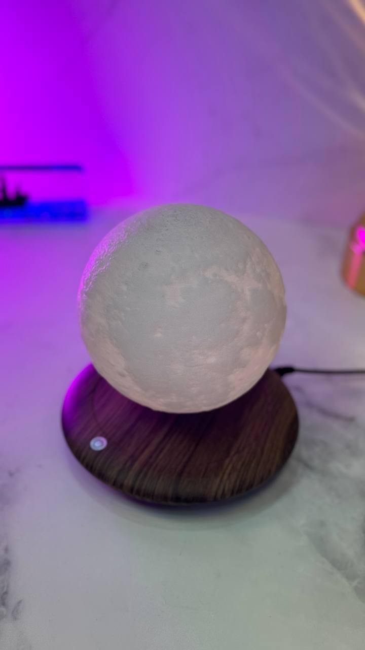 چراغ خواب مغناطیسی مدل کره ماه معلق