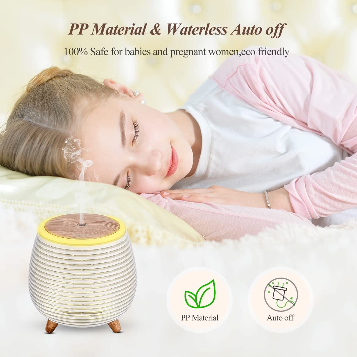  دستگاه بخور سرد و رطوبت ساز پایه چوبی سایز کوچک مدل kp-6049 