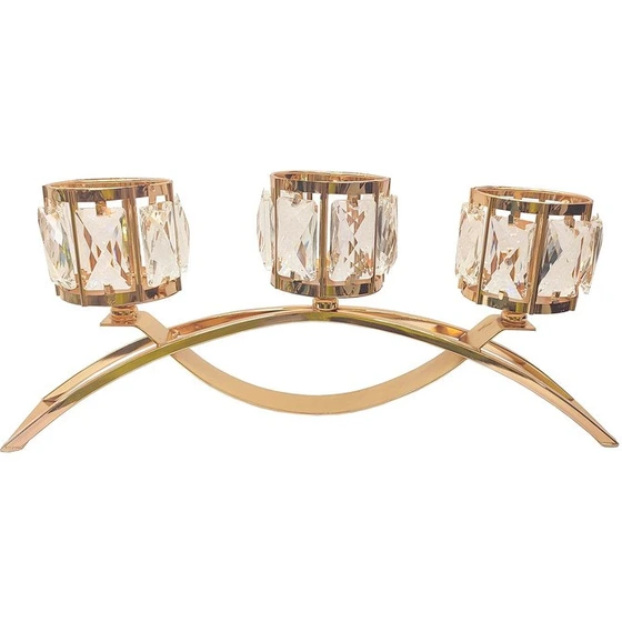  شمعدان مدل پل کریستالی وارداتی 